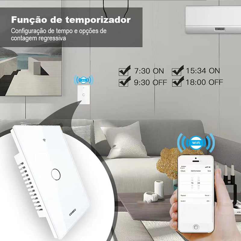 Interruptor Inteligente via WiFi - Comando por Voz