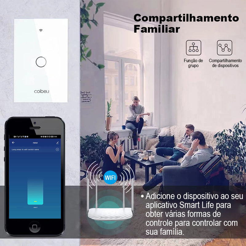 Interruptor Inteligente via WiFi - Comando por Voz